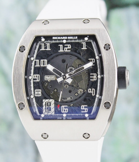 (image for) A Richard Mille 18K White Gold Automatic Watch / RM 005